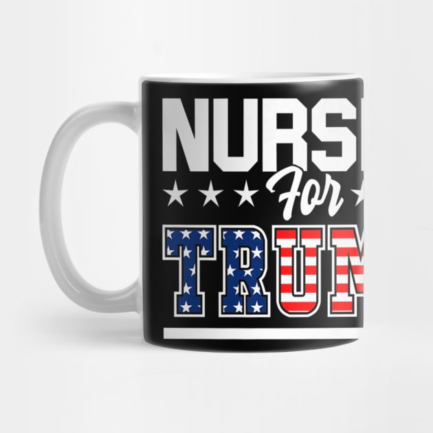 Nurses For Trump America President 2020 Duty Scrubs T-Shirt by juliawaltershaxw205